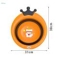 Lightweight Washbasin for Camping Cartoon Home Kitchen Outdoor Babies Bath Tub orange. 