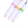 3pc / 6pc Creative Highlighter Curve Pen Quick-drying Flower-shaped Outline Pen Notes Hand Account Marking Painting School Supplie. 