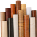 Wooden Texture sticker sheet Wallpaper Wardrobe Cupboard Furniture Renovation Kitchen Home Decor. 