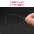 Ultra-fine twist needle beaded beaded needle through pearl necklace small hole bead lead needle handmade DIY tool artifact. 