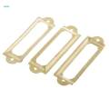 40pcs Screw Label/Card /Tag Holder Drawer Label Pull Label Frames Metal G. 