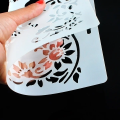 Scrollwork Motif Pattern Multi-Surface Stencil for DIY Projects. 