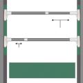 【BestGO】Stainless Steel Telescopic Clothing Rod Good Quality No Screws Required Rubber Tip Wardrobe Rod Hanger Shoe Rack Curtain Rod For Closets Shelves. 