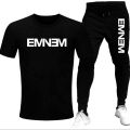 Black Trendy Printed Tracksuit For Men and Boys - Soft and Comfortable Fabric T Shirt and Trouser Printed Tracksuit. 