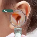 Baby Ear Cleaner Ear Wax Removal Tool Kit Infant Earpick With Led Light Ear Tweezers Flashlight Nose Clip. 