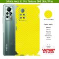 Infinix Note 11 Pro Skin/Wrap 360 Protection Sheet/ Carbon fiber/ Matte/ Transparent/ Lamination Back And Sides Included Camera Skin. 
