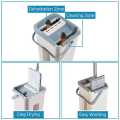 Hand-Free Wringing Floor Cleaning Mop Wet or Dry Usage Magic Automatic Spin Self Cleaning Lazy Mop Flat Squeeze Mop and Bucket. 