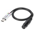 Docooler Lixada USB to DMX Interface Adapter LED DMX512 Computer PC Stage Lighting Controller Dimmer (Black) ORIGINAL UK ZONE STOCK. 