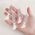 Translucent Mini Box Cutter Retractable Non-Slip Blades Letter Opener Paper Cutter Supplies Stationary. 