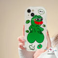 Ugly Phone Case Oppo A38 A16 A58 A15 A78 A98 A57 A54 A31 A95 A55 A5 A76 A3s A1k A9 A74 A17 A16K A52 A5s A77s A53 A12 A7 A96 A17k Reno 10 5 4F 8T Cartoon Funny Ugly Frog Soft Casing. 