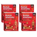 B D  Chaurasia s Human Anatomy for  volume set 1.2.3.4 color book low perice edition letast edition Bast book  For MBBS BDS DPT  Medical book. 
