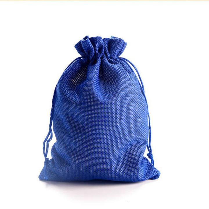 JUTE Pouch Pack of 50 Juth Potli Multipurposed Natural Linen Burlap Jute Sack Drawstring Small Storage Bags/Pouch For Kitchen, Festivals, DIY Craft, Presents, Party Favors, Eid Gifts, Snacks & Jewelry Etc