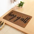 Brown Doormat Black Font Bathroom Non Slip Indoor Outdoor Floor Rug Shoes Scraper Floor Mat Carpet Bathroom Kitchen Entrance Rug. 