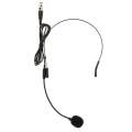 JY-518 XLR 3Pin Ear Hook Headset Headworn Microphone Black. 