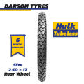 HULK 2.50-17 (Rear Wheel) - 70CC Motorcycle Tubeless Tyre - DARSON TYRES. 