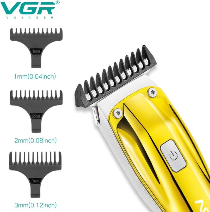 VGR%20V-955%20Professional%20Rechargeable%20Hair%20Trimmer%20with%20Stainless%20steel%20Blades,%20USB%20Charging%20cable,%203%20Guide%20Combs%20for%20Men,%20500%20mAh%20Li-ion%20Battery%20(Gold%20-%20Image%204