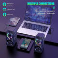 Onikuma L6 Speakers - Rgb gaming speakers for pc - Speaker For PC - Multimedia Speakers - Woofer Speakers - High Quality Speaker - Channel Speaker - Wired Speakers - Stereo Bass Speaker - Speakers for room - LoudSpeaker - Portable Speaker - Usb speakers. 
