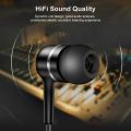 Wiresto In-Ear Headphones Earphone Wired Earbuds Sport In Ear Headphone Stereo Headset3.5mm Jack Wired Cable Music Headphone HIFI Sound Quality No Ear Pain Earphone Headphone with HD Microphone. 