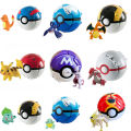 Aниме Pokemon Pikachu Mewtwo Action Figure Explode Ball Game Elf Ball Model Anime Figure Doll Toys For Pokémon Children Toy Gift. 