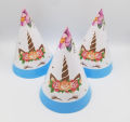 UNICORN THEME BIRTHDAY PARTY CAPS ( PACK OF 10 CAPS ). 