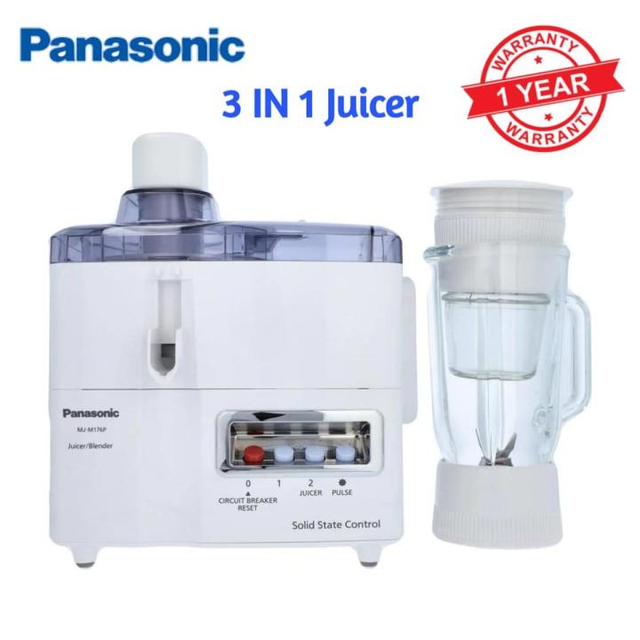 Imported Juicer Machine 3in1, Juicer-Blender-Grinder- Juicer Machine Vegetable and Fruit Juice Extractor - Power: 900W - 1 Year Warranty