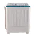 Haier HWM-80-AS Semi Auto Twin Tub Washing Machine - 8 Kg - White & Green HWM 80-AS. 