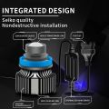 Laser Lens White Fog Light For Car In H11 Fitting LED Bulbs With Blaster And Fan 2Pcs. 