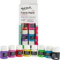 Mont Marte Textile & Fabric Paint Set - 8 Pieces x 20ml - Permanent Textile Paints - Ideal Colours for Clothing, Bags and All Fabrics. 