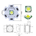High Power LED 10W CREE XML T6 XML2 XM-L2 5050 Chip diodes 3V 3.7V Flashlights Parts DIY For Bicycle Car accessories Headlamp. 