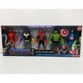 Avengers Assemble 5-Piece Superhero Action Figures Set with Accessories for Kids. 