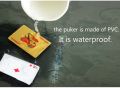 Waterproof Magic Cards Gold Durable Creative Gift Home PVC Collectables Magic Cards with Red Luxury Wooden Box. 