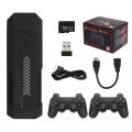 M8 Wireless Retro Game Console / X2 plus Wireless Retro Game Console Plug and Play Video Game Stick, Built in 20000+ Games, 9 Classic Emulators, 4K High Definition HDMI Output for TV with Dual 2.4G Wireless Controllers (64G Memory Card). 