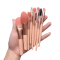 8 Pcs High Quality Mini Makeup Brush Set Cosmetics Professional Face Powder Soft Brushes Eye Shadow Foundation Powder Eyelash Lip Concealer Blush Makeup Brushes Set Kit. 