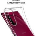 Sony Xperia 5 Back Cover Crystal Transparent Soft Clear Silicon Ultra Thin Protective Case cover. 