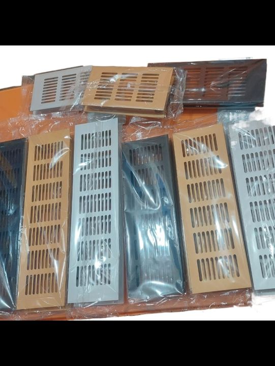 2 Pcs Ventilator grill stainless steel 3 color silver, gold, black