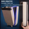 Kitchen Cabinet Foldable Dustbin - Car Folding Dustbin - Wall Foldable Hanging Waste Bin - Door Hanging Trash Garbage Space Saving Dustbin Storage - Kitchen Cabinet Dustbin. 