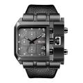 Oulm 3364 Casual Wristwatch Square Dial Wide Strap Men'S Quartz Watch Luxury Brand Male Clock Super Big Watches For Men. 
