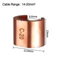 Aluminum Cable Clamp C Type Copper Wire Clip Copper Wire Connector Copper C-shaped Clamp Wire. 