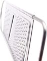 Stainless Steel Grater with Storage| vegetable peeler steel grater| hole hand-held cheese grater|  best for cheese| fruits and vegetables 3 in 1|3 Function Stainless Steel Grater| Slicer, Ginger, Cucumber, Carrot, Cheese|. 