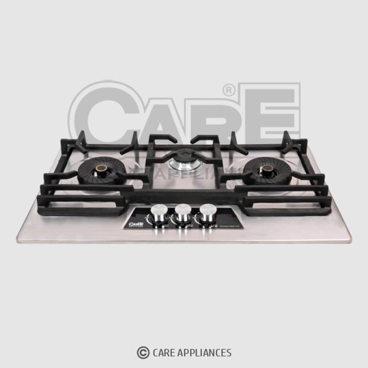 CARE Built in Hob 786 VIP Steel Top (3 BURNERS)