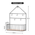 Creative Wall Mounted Shelf (Hooks) by Matrix | Key and Mail Holder | Entryway Wall Rack & Organizer | Mail Holder with Key Hooks for Decor & Organzing | Wall Home Iron Wall Hanging Rack. 