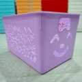 Plastic Storage Basket Multipurpose Colorful for Kitchen & Home Organizer Box for Wardrobe, Fruits Vegetables, Toys, Stationary items (Storge Basket Without Lid-3Pcs). 