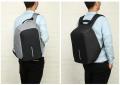Anti Theft Water Proof Laptop Bag BagPack Hidden Zip With Charging Port. 