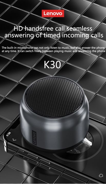 Lenovo Thinkplus K30 /  Wireless Speaker BT 5.0 True /  Wireless Stereo Music Play