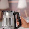 Original Geepas Electric Glass Kettle with LED Lighting  1.8 L / 2200 W ( 2 Years Warranty ). 