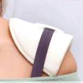 6 Pairs White Sponge Shoulder Pads for Women Men Unisex DIY. 