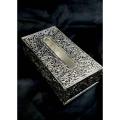 Tissue Box Alumunium work / Handicraft / Foil Work / Vip's Creation. 