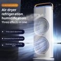 Rechargeable Desktop Table Cooling Fan Portable Multiple speed Remote control Double Ended Spray Desk Fan with Cooler. 