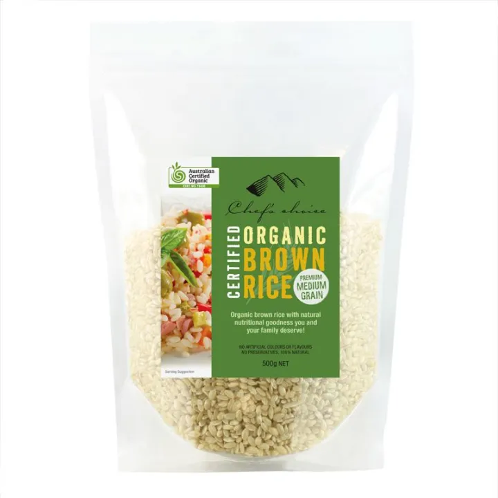 Chef’s Choice Certified Organic Premium Medium-Grain (brown rice ...