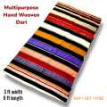 Hand-Woven Dari Charpai and Farshi Dari 3-Color Set Buy 1 Get 1 Free. 